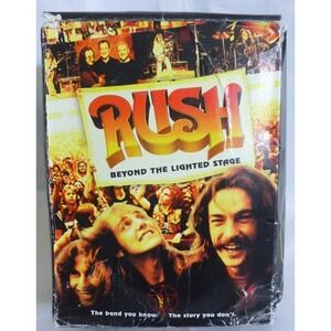 RUSH Beyond The Lighted Stage DVD+XL T-Shirt Unused Distressed Packaging Read Ad